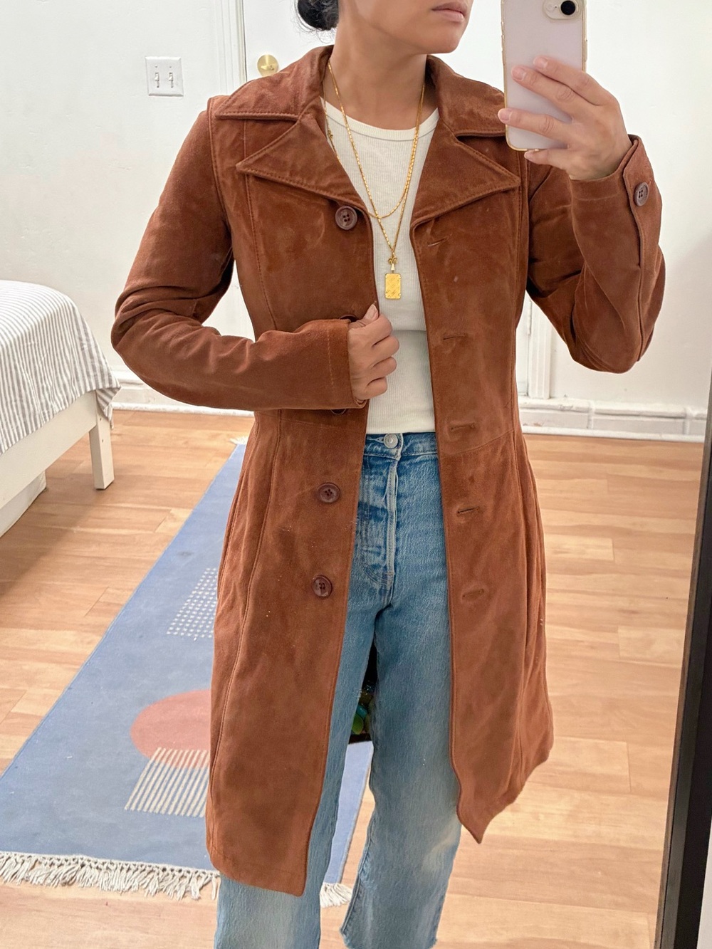 Vintage Dolce & Gabbana Leather Suede Jacket XS